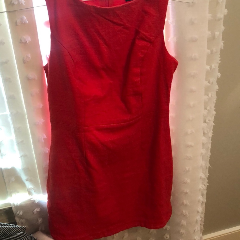 red dress